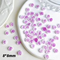 Sweet Flower Resin Nail Decoration Accessories 1 Set sku image 9