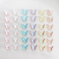Sweet Butterfly Resin Nail Decoration Accessories 1 Set main image 6