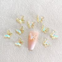 Sweet Butterfly Resin Nail Decoration Accessories 1 Set sku image 5