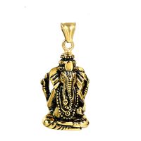 1 Piece Stainless Steel None 18K Gold Plated Color Block Pendant main image 7