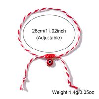 Casual Beach Devil's Eye Glass Rope Women's Drawstring Bracelets main image 5