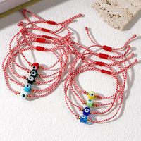 Elegant Streetwear Devil's Eye Glass Rope Women's Drawstring Bracelets main image 2