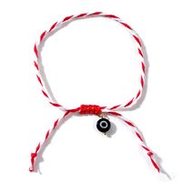 Casual Beach Devil's Eye Glass Rope Women's Drawstring Bracelets sku image 4