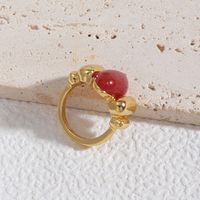 Wholesale Jewelry Glam Lady Geometric Alloy Stone Rings main image 6