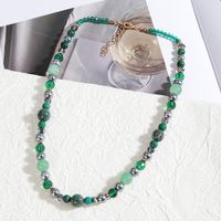 Lady Ethnic Style Color Block Beaded Arylic Beaded Women's Necklace main image 5