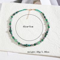 Lady Ethnic Style Color Block Beaded Arylic Beaded Women's Necklace main image 2