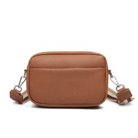 Women's Small Pu Leather Solid Color Basic Zipper Crossbody Bag sku image 14