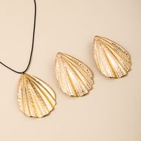 Nordic Style Simple Style Scallop Alloy Women's Jewelry Set main image 4