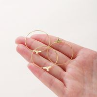 Simple Style Round Copper Jewelry Accessories 10 PCS/Package main image 1