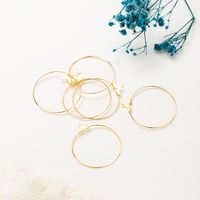 Simple Style Round Copper Jewelry Accessories 10 PCS/Package main image 4
