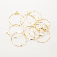 Simple Style Round Copper Jewelry Accessories 10 PCS/Package main image 5