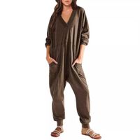Women's Daily Streetwear Solid Color Full Length Printing Jumpsuits main image 3