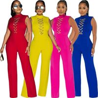 Women's Daily Beach Date Vacation Solid Color Jumpsuits main image 1