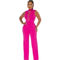 Women's Daily Beach Date Vacation Solid Color Jumpsuits sku image 11