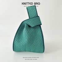 Women's Medium Polyester Geometric Classic Style Open Handbag sku image 7