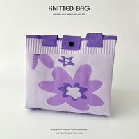 Women's Medium Polyester Flower Beach Flip Cover Shoulder Bag main image 4