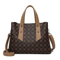 Women's Medium Pu Leather Solid Color Classic Style Zipper Tote Bag main image 4