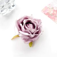 Women's Romantic Sweet Rose Synthetic Yarn Plastic Hair Clip sku image 2