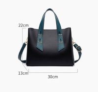 Women's Medium Pu Leather Solid Color Classic Style Zipper Tote Bag main image 2