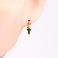 1 Pair Classic Style Geometric Asymmetrical Sterling Silver Ear Studs main image 8