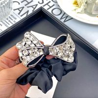 Women's Elegant Preppy Style Shiny Bow Knot Artificial Crystal Rhinestone Inlay Artificial Crystal Rhinestones Hair Tie main image 1