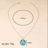 Simple Style Butterfly Alloy Glass Women's Pendant Necklace sku image 1