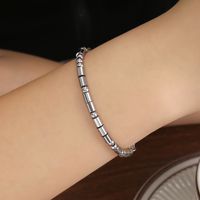 Rostfreier Stahl Einfacher Stil Klassischer Stil Geometrisch Perlen Armbänder main image 5