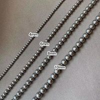 Elegant Simple Style Round Artificial Pearl Alloy Beaded Plating Women's Necklace main image 2