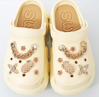 Flower Pineapple Shoe Accessories Alloy Slippers Summer Spring Autumn Shoe Buckle main image 1
