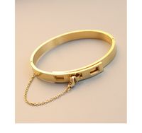 Chain Tassel Titanium Steel Gold Plated Bracelet main image 3