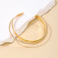 Style Nordique Style Simple Rond Alliage Métallique Brillant Femmes Bracelet main image 6