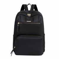 Waterproof Solid Color Casual School Daily Laptop Backpack main image 6