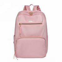 Waterproof Solid Color Casual School Daily Laptop Backpack main image 4