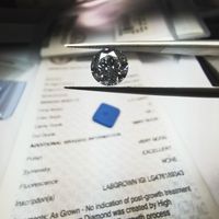 Diamants De Laboratoire Luxueux Certificat IGI Géométrique main image 2