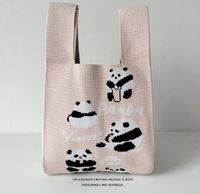 Women's Medium Polyester Animal Cartoon Letter Cute Open Handbag sku image 5