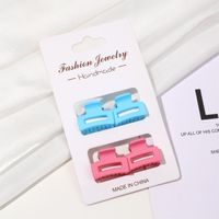 Women's Cute Simple Style Rectangle Arylic Hair Clip sku image 2