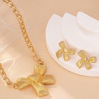 Elegant Glam Luxurious Butterfly Ferroalloy Plating 14K Gold Plated Women's Jewelry Set main image 3