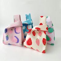 Women's Medium Polyester Strawberry Cute Open Handbag main image 1