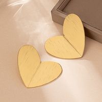 1 Pair Elegant Glam Solid Color Plating Plastic 14K Gold Plated Ear Studs main image 3