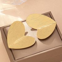 1 Pair Elegant Glam Solid Color Plating Plastic 14K Gold Plated Ear Studs main image 4