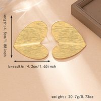 1 Pair Elegant Glam Solid Color Plating Plastic 14K Gold Plated Ear Studs main image 2