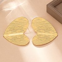 1 Pair Elegant Glam Solid Color Plating Plastic 14K Gold Plated Ear Studs main image 5