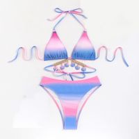 Women's Gradient Color 2 Pieces Set Bikinis Swimwear main image 5