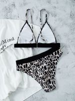 Women's Leopard 2 Pieces Set Bikinis Swimwear main image 3