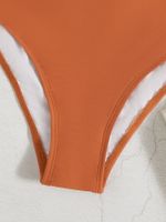 Women's Sexy Solid Color 1 Piece One Piece Swimwear main image 4