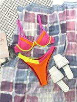 Women's Gradient Color 2 Pieces Set Bikinis Swimwear main image 4