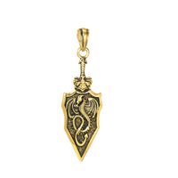1 Piece Stainless Steel None 18K Gold Plated Solid Color Pendant main image 5