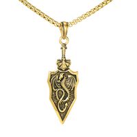 1 Piece Stainless Steel None 18K Gold Plated Solid Color Pendant sku image 2