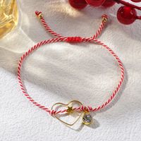 Vacation Star Heart Shape Alloy Rope Handmade Women's Drawstring Bracelets main image 1