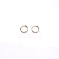 1 Pair Elegant Simple Style Circle Copper K Gold Plated Hoop Earrings Earrings sku image 3